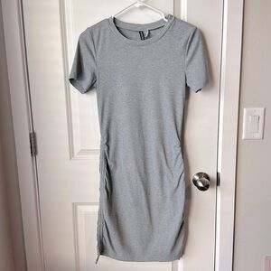 H&M Divided Gray Synching Shirt Dress